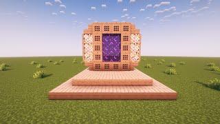 Minecraft Cherry Wood Nether Portal