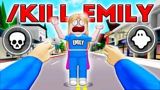 ich TROLLE EMILY mit ADMIN BEFEHLE in Roblox! (-10.000 Robux)