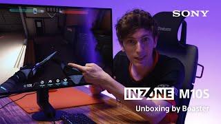 Pro Player Boaster Unboxes INZONE M10S Gaming Monitor – First Impressions & Setup | Sony Official