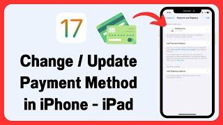 How To Add Payment Method on iPhone | Update Payment Information in iPhone or iPad (2024)