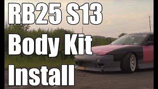 RB25 S13 Body Kit and Front Fender Install FUNCTION BEAST: S1-E3