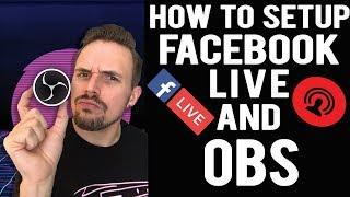 How to Live Stream on Facebook using OBS (Open Broadcast Software) From Your Computer