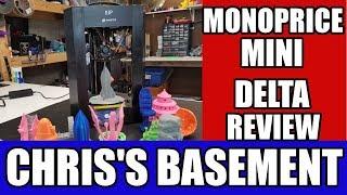 Monoprice Mini Delta 3D Printer - Review - Chris's Basement