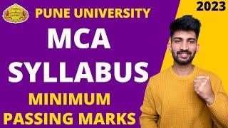 Pune University MCA First Year Syllabus 2023 | How much to Score to Pass in MCA Exam SPPU