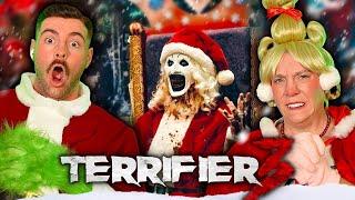 i forced my mum to watch TERRIFIER 3 with me!! *terrifier 3 reaction*