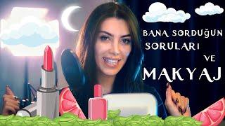 Kendimden Bahsediyorum Aynı Zamanda Makyajımı Yapıyorum ASMR  Makyaj ASMR