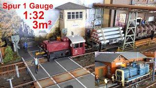 3 m² Ruhr Area Impressions in 1:32 - Model Railroaders Gauge1 Siegenburg at Ampflwang Loco Park 6/24