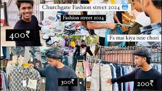 Fashion street Mumbai 2024 |Churchgate Market|Fashion street mai Chor ko Pakad Liya |Fashion street|