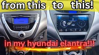 installing a touchscreen stereo in my 2012 to 2015 hyundai elantra