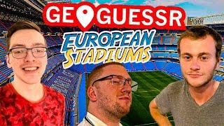 GeoGuessr EUROPEAN FOOTBALL STADIUMS | The 90th Minute Plays GeoGuessr!