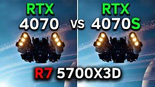 RTX 4070 vs RTX 4070 SUPER | Ryzen 7 5700X3D | Test In 10 Games at 1440p | 2024