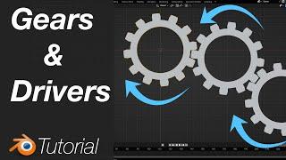 [4.0] Blender Tutorial: Quick Gears And Drivers, Beginner Tutorial