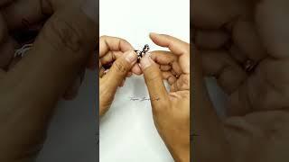 tutorial gelang benang jahit tanpa korek api #gelangbenang #gelangbenangjahit #shortvideo #tugasp5