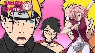 BORUTO UZUMAKI!| Sakura reacts to| Boruto's double life |@Pushy.