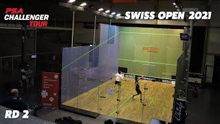 LIVE SQUASH:  Swiss Open 2021 - Rd 2