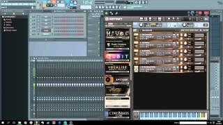 FL Studio 12 - Kontakt, midi-out & mixer routing