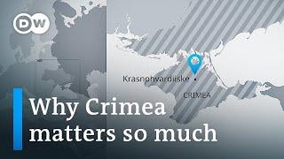 Ukrainian drones strike munitions depot in Crimea | DW News