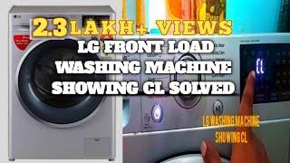 LG Washing Machine Error Showing CL Error Solve Just in 5 Seconds Child Lock is Cleared