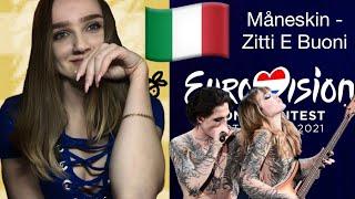 Måneskin - Zitti E Buoni - Евровидение 2021 - Реакция - Италия - Reaction - Eurovision 2021