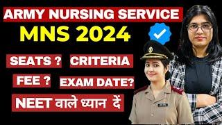 Military Nursing Service 2024 Complete information