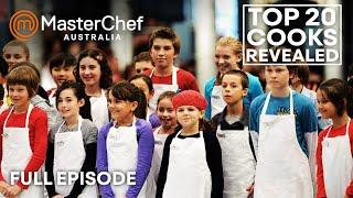 The Top 20 Cooks Revealed in Junior MasterChef Australia | S01 E02 | Full Episode | MasterChef World