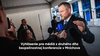 Vyhlásenie pre médiá z druhého dňa bezpečnostnej konferencie v Mníchove