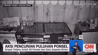 Aksi 4 orang remaja mencuri 46 ponsel dan 1 motor di Mamuju