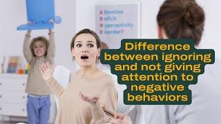 Stop giving attention to your child's negative behaviors - ADHD Dude
