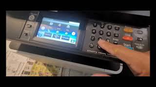 How to enter the Service Mode on the Kyocera Ecosys M5526cdw also known as Maintenance Mode