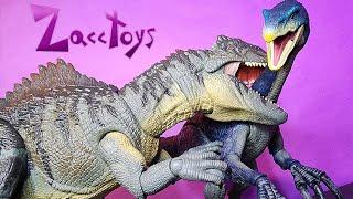 Mattel Jurassic World Hammond Collection: Giganotosaurus and Therizinosaurus Action Figure Review!
