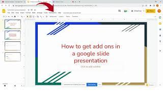 How add extensions to google slides