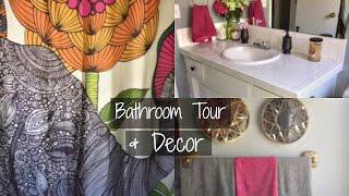 Home Decor || Bathroom tour & Easy Decor