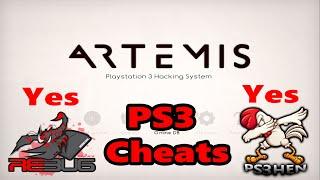 How To Use Artemis PS3 Cheat Menu For Games CFW And PS3Hen 2020