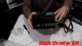 Unboxing Cooler Master V750 semi-modular PSU