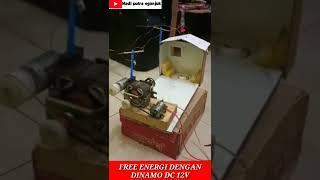 DIY FREE ENERGI DINAMO DC 12V