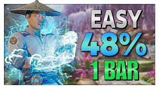 Mortal Kombat 1 - Raiden 48% Combo Tutorial (VERY EASY!)