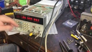 #113 HP 5342A Microwave Frequency Counter Amplitude Measurement Testing