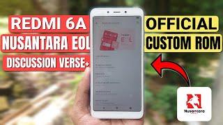 Custom Rom Redmi 6/6A Nusantara EOL Android 10 | OFFICIAL Rom Final Version