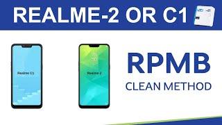 Realme 2 or C1 RMX1805 1811RPMB Clean method