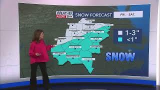 Snow, ice and freezing rain expected in Central North Carolina