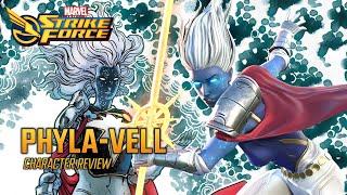 Phyla-Vell | Character Review - MARVEL Strike Force