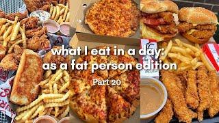  what I eat in a day as a FAT person part 20 || cringe fat acceptance tiktoks compilation 