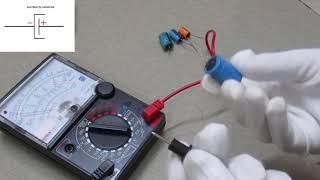 Testing Electrolytic Capacitor By Analog Multimeter || How To Check Good or Bad Capacitor?