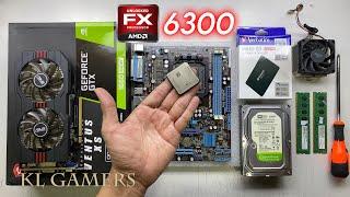AMD FX-6300 ASUS M5A78L-M LX V2 GTX750 Budget Cyber Cafe Gaming PC Build Benchmark