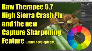 Raw Therapee - New Development Builds with CAPTURE SHARPENING - EPIC!