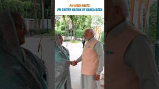 Bilateral meeting between PM Modi and PM Hasina of Bangladesh