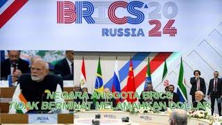 Negara Anggota BRICS tidak berminat untuk melemahkan Dollar Amerika | Reaction