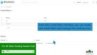 How to remove email spam filters from DirectAdmin   SiveHost