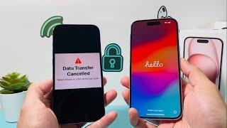 Data Transfer Cancelled on iPhone (FIXED)