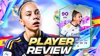 5⭐5⭐ 90 FUTURE STARS EVOLUTION ATHENEA PLAYER REVIEW | FC 24 Ultimate Team